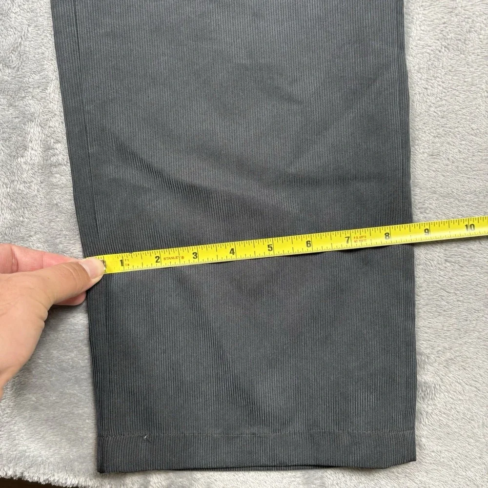 Armani Collezioni Mens Pants Trousers Soft Corduroy Dark Gray Slate 30x37 NWT